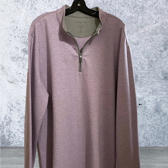 Mizzen+Main Other - Mizzen+Main ProFlex 1/4 Zip Pullover Heather Purple Mens Sz XXL Golf Activewear